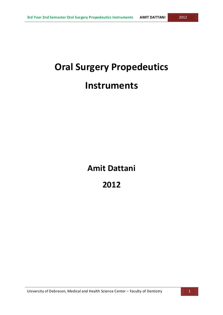 exodontia instruments